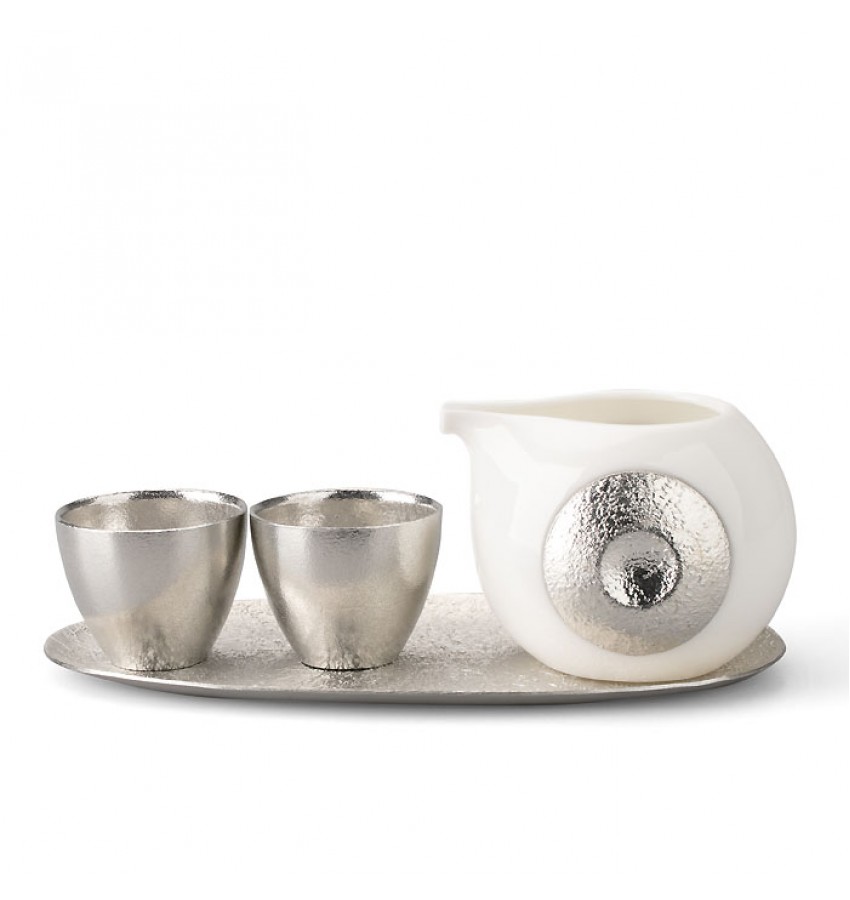 Mini Gathering Sake Set – 1 Katakuchi + 2 Sake Cups
