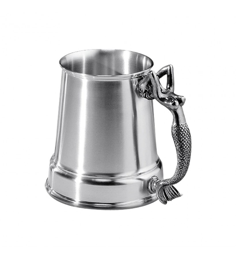 Oceanic Elegance Tankard – Mermaid Handle