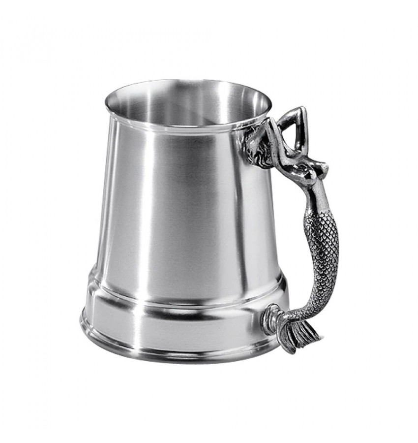 Oceanic Elegance Tankard – Mermaid Handle